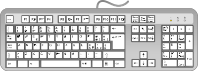 Keyboard ITA clipart