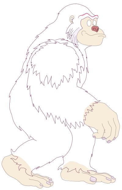 Khỉ Đột Khổng Lộ Hồng clipart