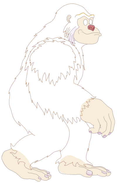 Khỉ Đột Khổng Lộ Vàng clipart