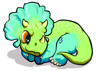 Khủng Long Ba Sừng Bé 1 - Triceratops Baby 1 clipart
