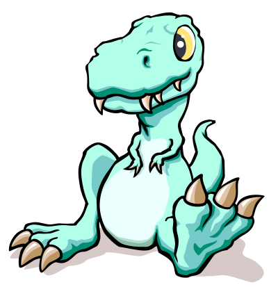 Khủng Long Bạo Chúa Bé 2 - T Rex Baby 2 clipart