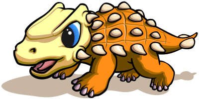 Khủng Long Giáp 1 - Ankylosaurus Baby 1 clipart