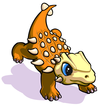 Khủng Long Giáp 2 - Ankylosaurus Baby 2 clipart