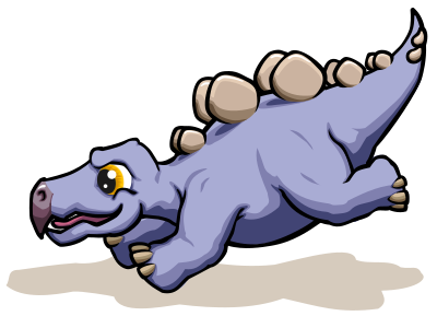 Khủng Long Máy Nhà Bé 1 - Stegosaurus Baby 1 clipart