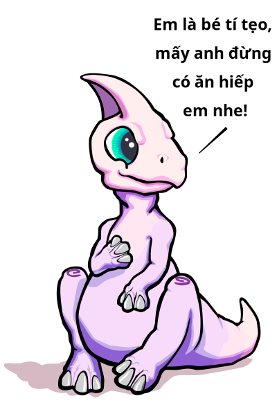 Khủng Long Mỏ Vịt Bé 2 - Hadrosaur Baby 2 clipart