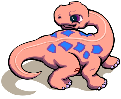 Khủng Long Nhầm Lẫn 1 - Apatosaurus Baby 1 clipart