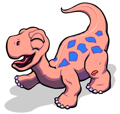 Khủng Long Nhầm Lẫn 3 - Apatosaurus Baby 3 clipart