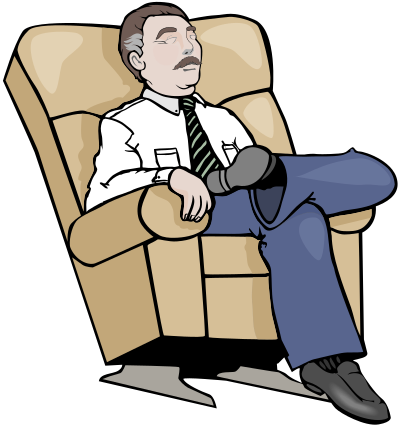 Kick-back Relax - Colour clipart