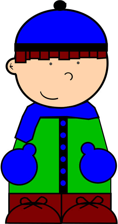 Kid 8, blond boy clipart