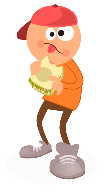 Kid Doesn't Like Sandwich clipart
