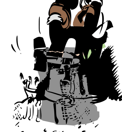 Kid in Trash Can - Colour Remix clipart