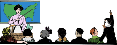 Kids Learning in School - Colour Remix clipart