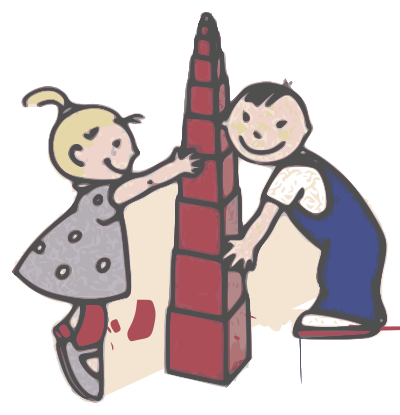 Kids Play With Tower (giancarlo.vecchio) clipart
