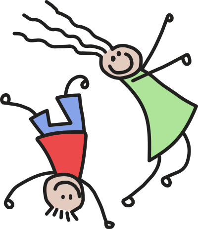 Kids Playing Remix clipart