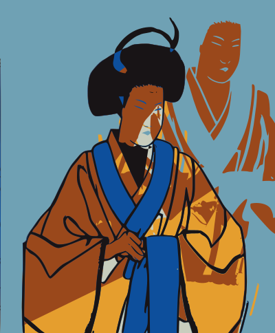 Kimono Imagination 1 clipart