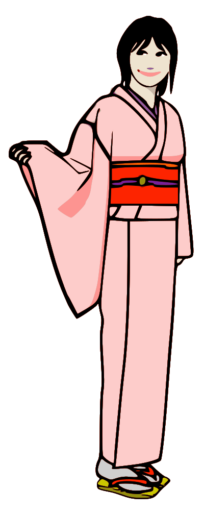 Kimono - Isolated clipart