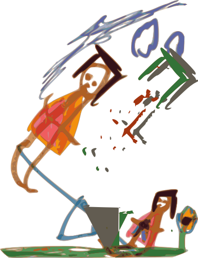 Kindergarten Art See-Saw clipart