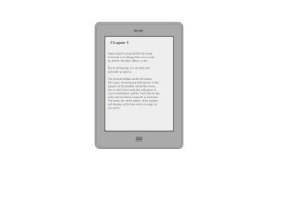 Kindle Touch clipart