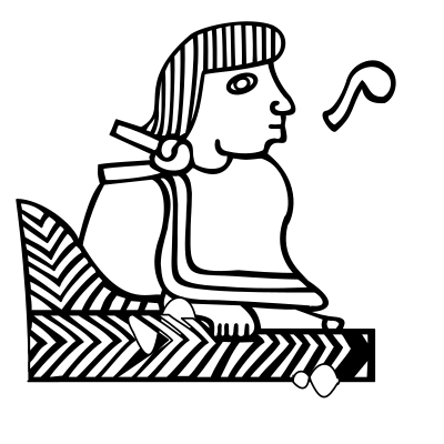 King aztec (Rey azteca, Huey Tlatoani) clipart