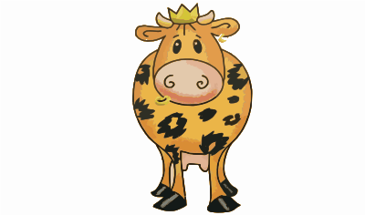 King cow clipart
