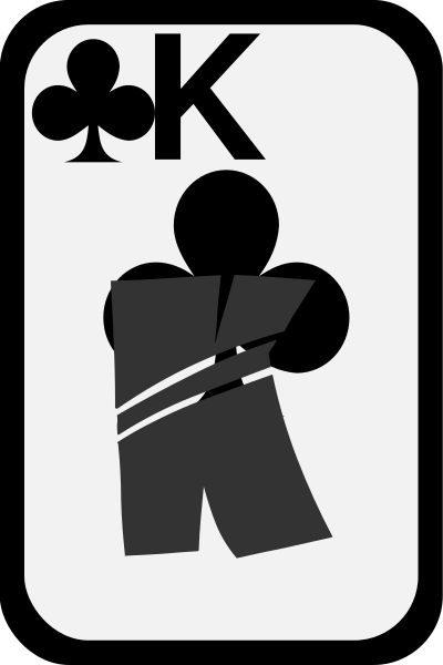 King of Clubs clipart