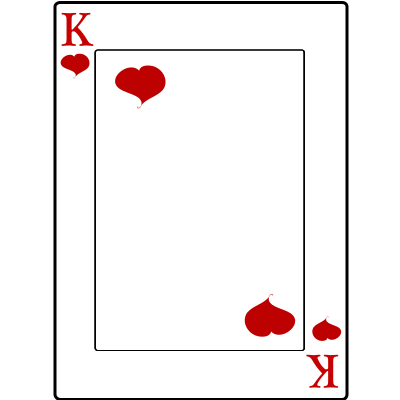 King of Hearts clipart