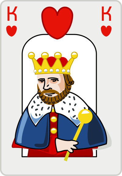 King of hearts clipart
