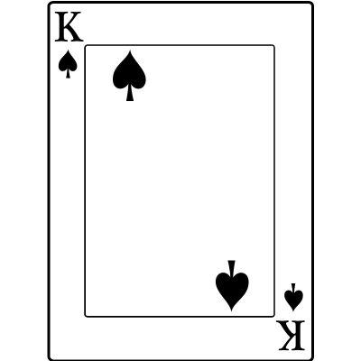 King of Spades clipart
