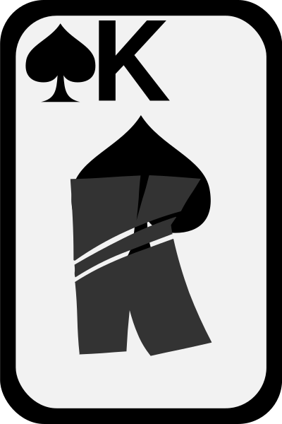 King of Spades clipart