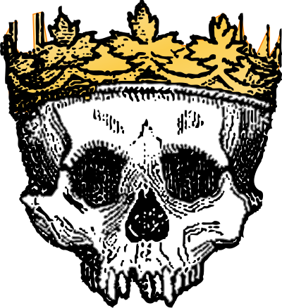 King of the dead colored clipart