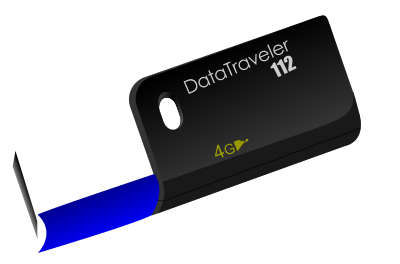 Kingston DataTraveller 112 USB flash drive clipart