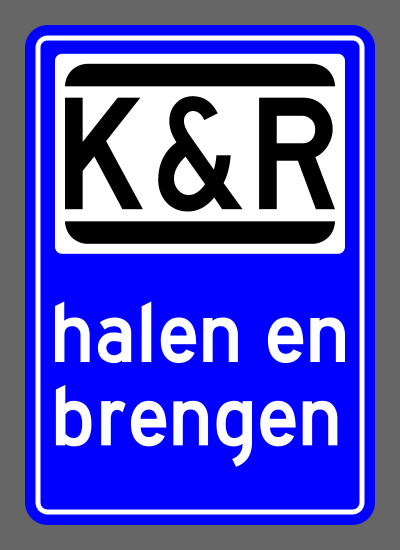 Kiss and Ride (Dutch) clipart