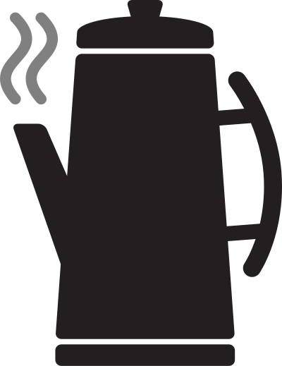 Kitchen Icon - Coffee Percolator clipart
