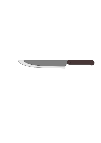 Kitchen Knife clipart