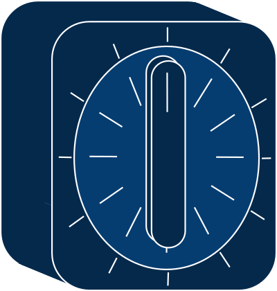 Kitchen timer blue clipart