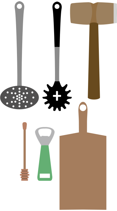 Kitchen tools clipart
