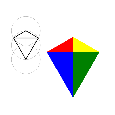 Kite clipart