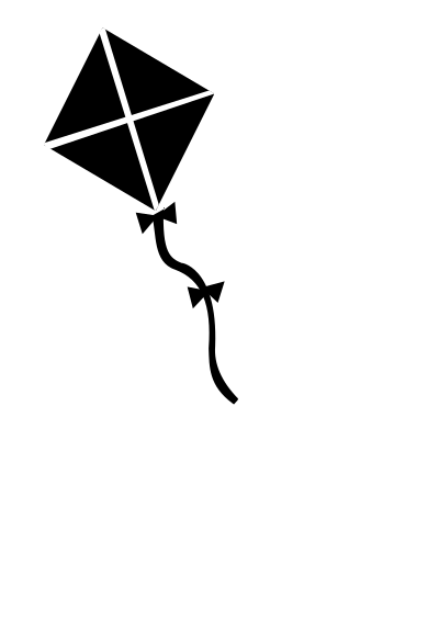 Kite clipart