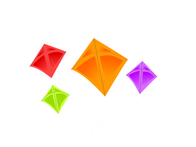 Kites clipart