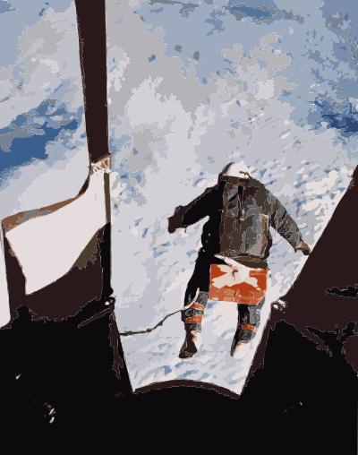 Kittinger-jump clipart