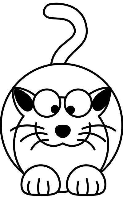 Kitty Cat 5 clipart
