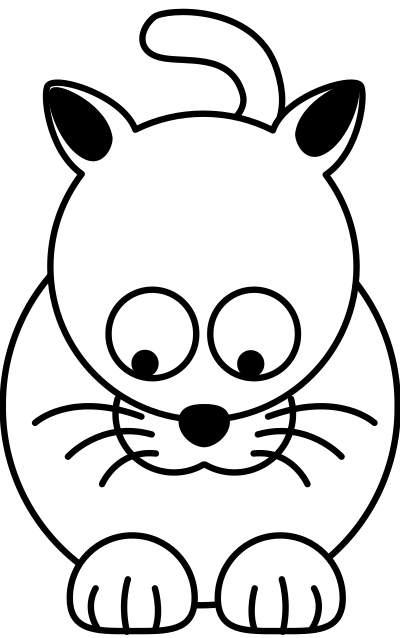 Kitty Cat 6 clipart