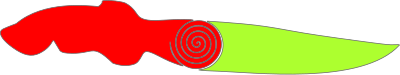 Knife clipart