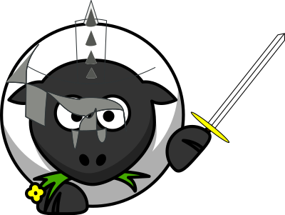 Knight sheep clipart