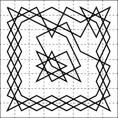 Knight tour clipart