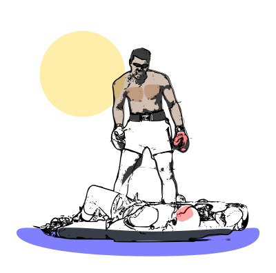 Knock Out clipart