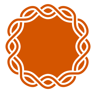 Knotted frame clipart