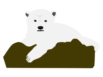 Knut the Polar Bear clipart