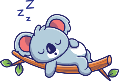 Koala Sleeping clipart