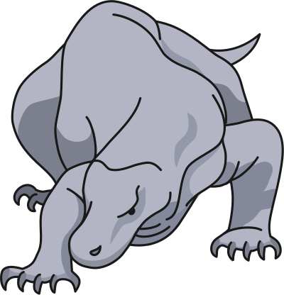Komodo Dragon clipart